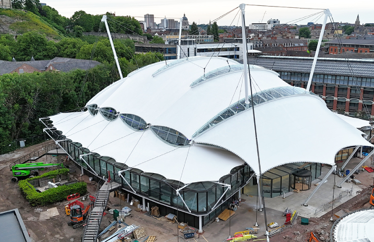 BASE STRUCTURES LEADS CUTTING-EDGE ROOF REPLACEMENT FOR NOTTINGHAM LANDMARK